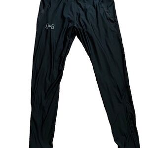 NWT Under Armour Heatgear Compression Pants Mens XL Green Drawstring Grip Ankle